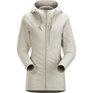 ARC’TERYX Tarsa Gray Apgar Cotton Blend Hooded Zip Up Jacket Women’s Medium